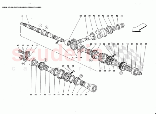 Part Diagram for Ferrari 165484