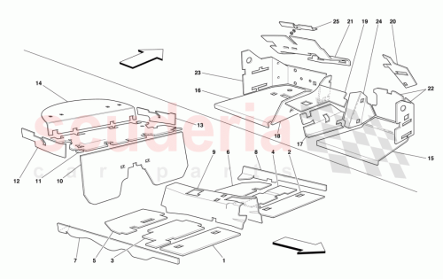 Part Diagram for Ferrari 65359500