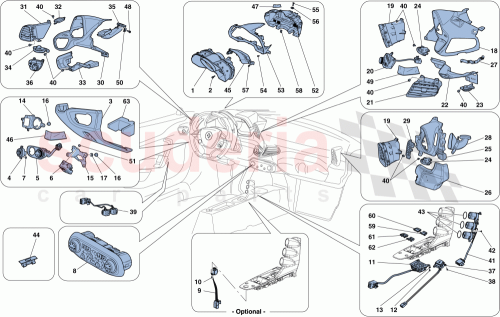 Part Diagram for Ferrari 86737200