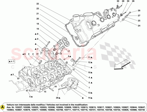 Part Diagram for Ferrari 239180