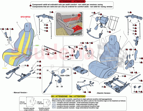 Part Diagram for Ferrari 86595900