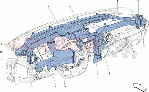 Part Diagram for Ferrari 88518700