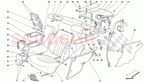 Part Diagram for Ferrari 658824