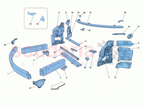 Part Diagram for Ferrari 265057