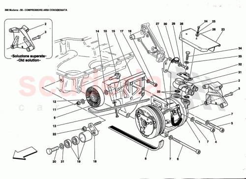 Part Diagram for Ferrari 179698