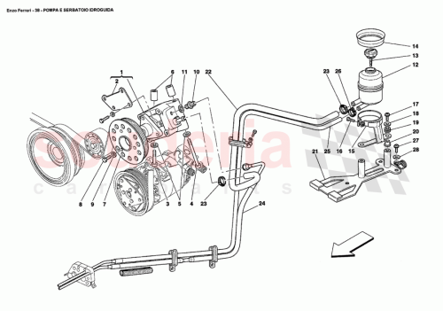 Part Diagram for Ferrari 174091