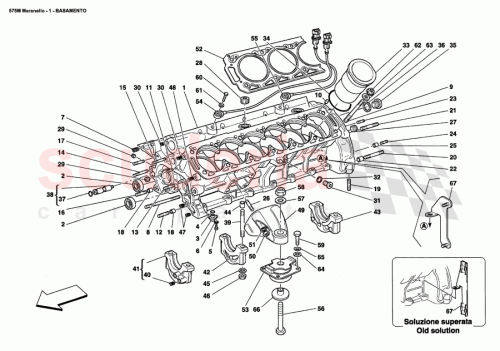 Part Diagram for Ferrari 194382