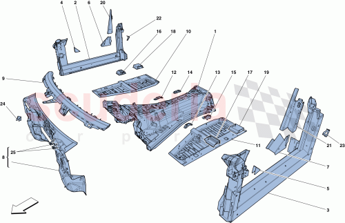 Part Diagram for Ferrari 84556700