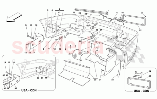 Part Diagram for Ferrari 65185510