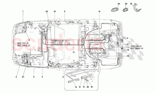 Part Diagram for Ferrari 156065