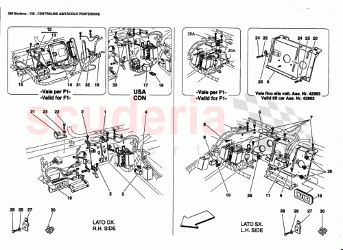 Part Diagram for Ferrari 65692900