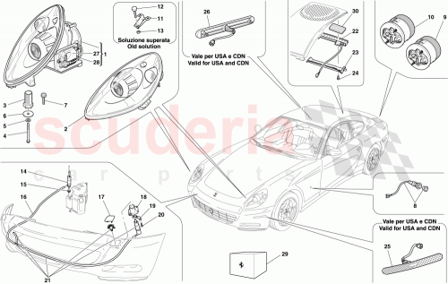 Part Diagram for Ferrari 237167