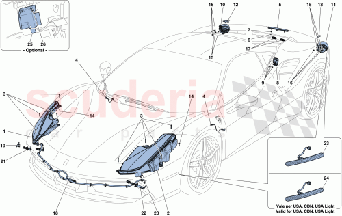 Part Diagram for Ferrari 803969