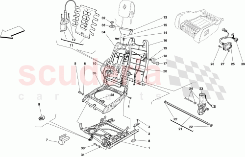 Part Diagram for Ferrari 66327800