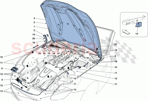 Part Diagram for Ferrari 88669900
