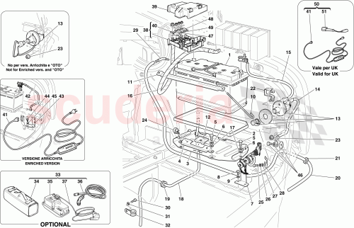 Part Diagram for Ferrari 980139749