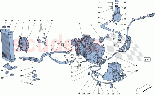 Part Diagram for Ferrari 277070
