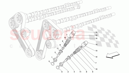 Part Diagram for Ferrari 148241