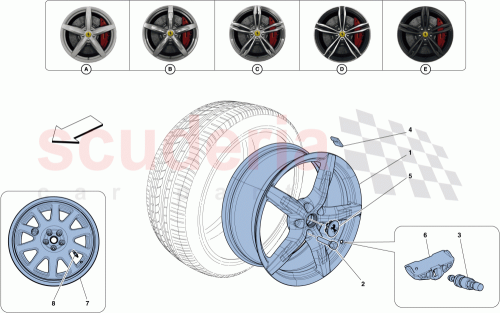 Part Diagram for Ferrari 314818