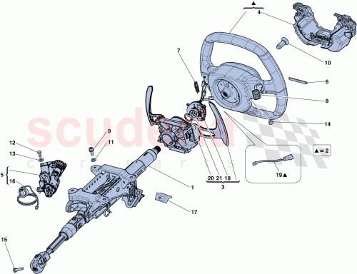 Part Diagram for Ferrari 86324600