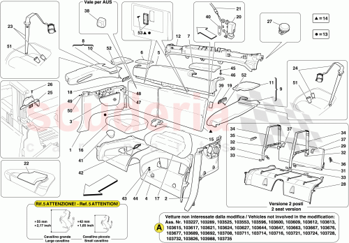 Part Diagram for Ferrari 82118700