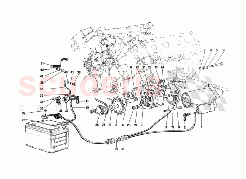 Part Diagram for Ferrari 13598021