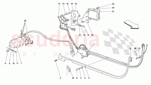 Part Diagram for Ferrari 64170600