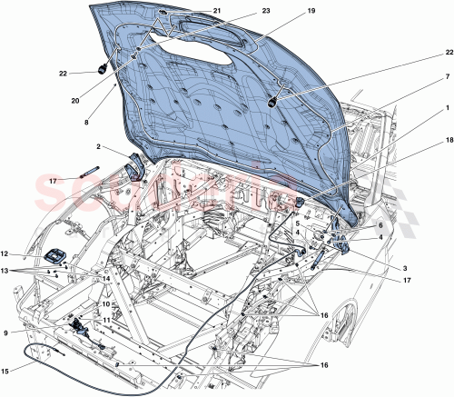 Part Diagram for Ferrari 209928