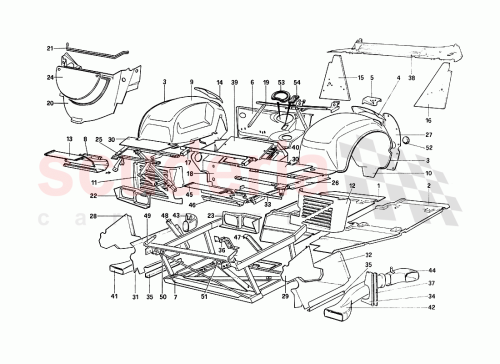 Part Diagram for Ferrari 61373400