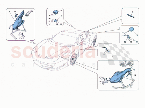 Part Diagram for Ferrari 86379000