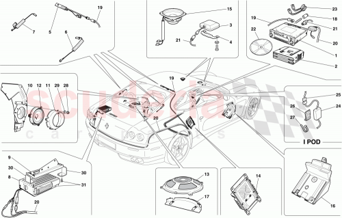 Part Diagram for Ferrari 215955