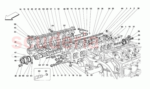 Part Diagram for Ferrari 150196