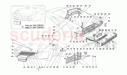 Part Diagram for Ferrari 64678200