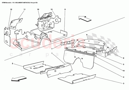 Part Diagram for Ferrari 66081900