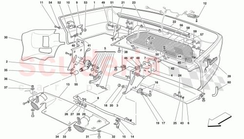 Part Diagram for Ferrari 64638210
