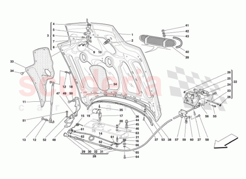 Part Diagram for Ferrari 64577100
