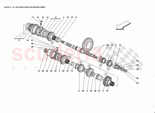 Part Diagram for Ferrari 70000838