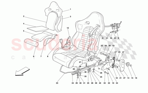 Part Diagram for Ferrari 64347600