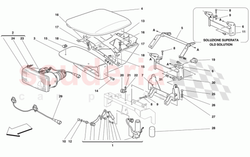 Part Diagram for Ferrari 65412210