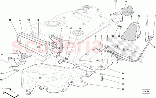 Part Diagram for Ferrari 222038
