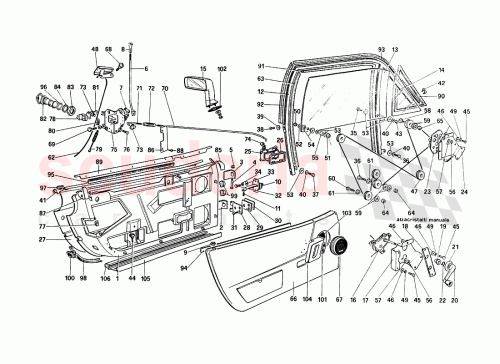 Part Diagram for Ferrari 61455500