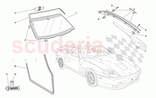 Part Diagram for Ferrari 66346200