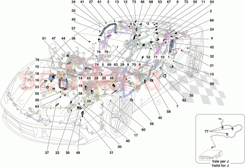 Part Diagram for Ferrari 252473