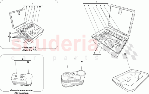 Part Diagram for Ferrari 214210