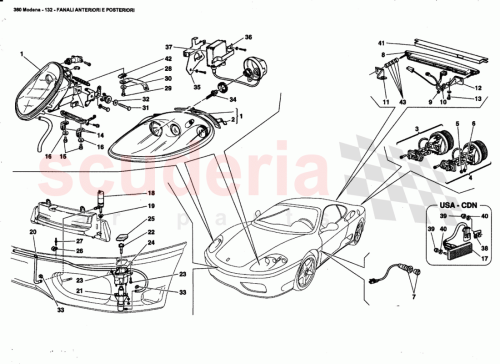 Part Diagram for Ferrari 65896400