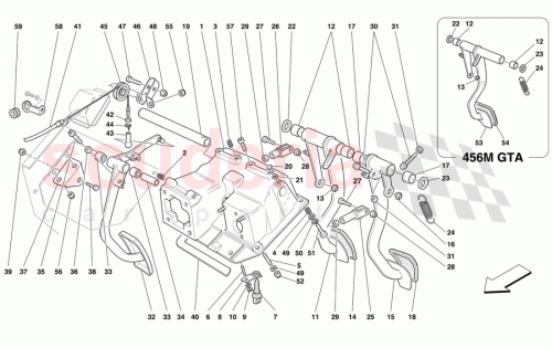 Part Diagram for Ferrari 174245