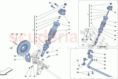 Part Diagram for Ferrari 301450
