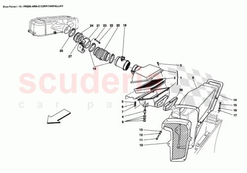 Part Diagram for Ferrari 185510