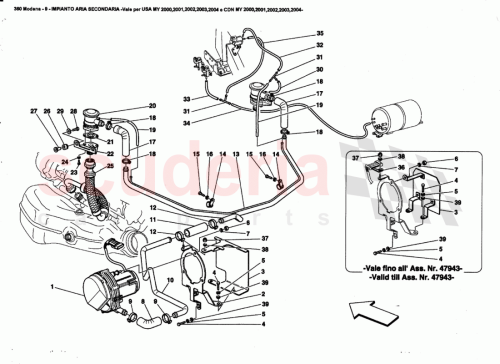 Part Diagram for Ferrari 181963