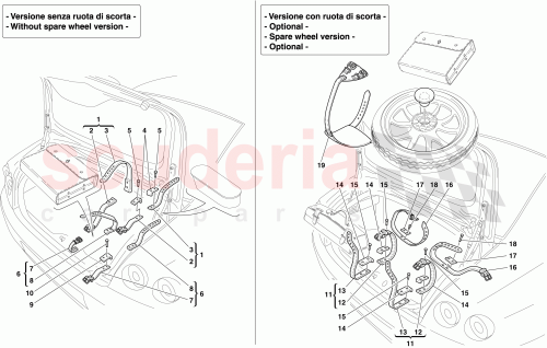 Part Diagram for Ferrari 67629700